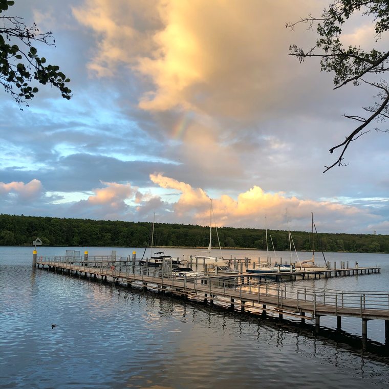 Marina am Abend